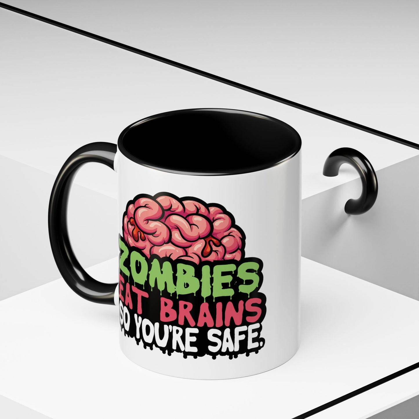 Humor Mug - Zombies Eat Brains