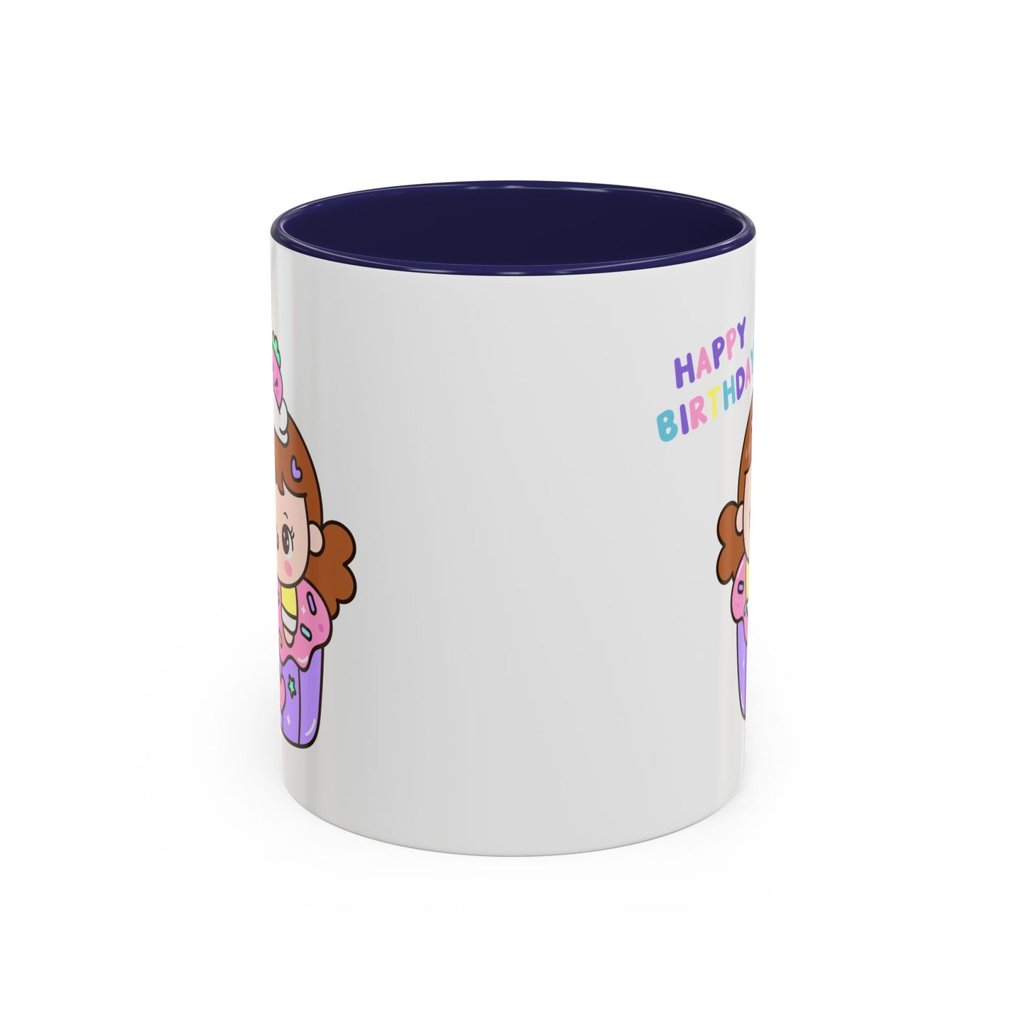 Birthday Mug - Cute Girl Cupcake