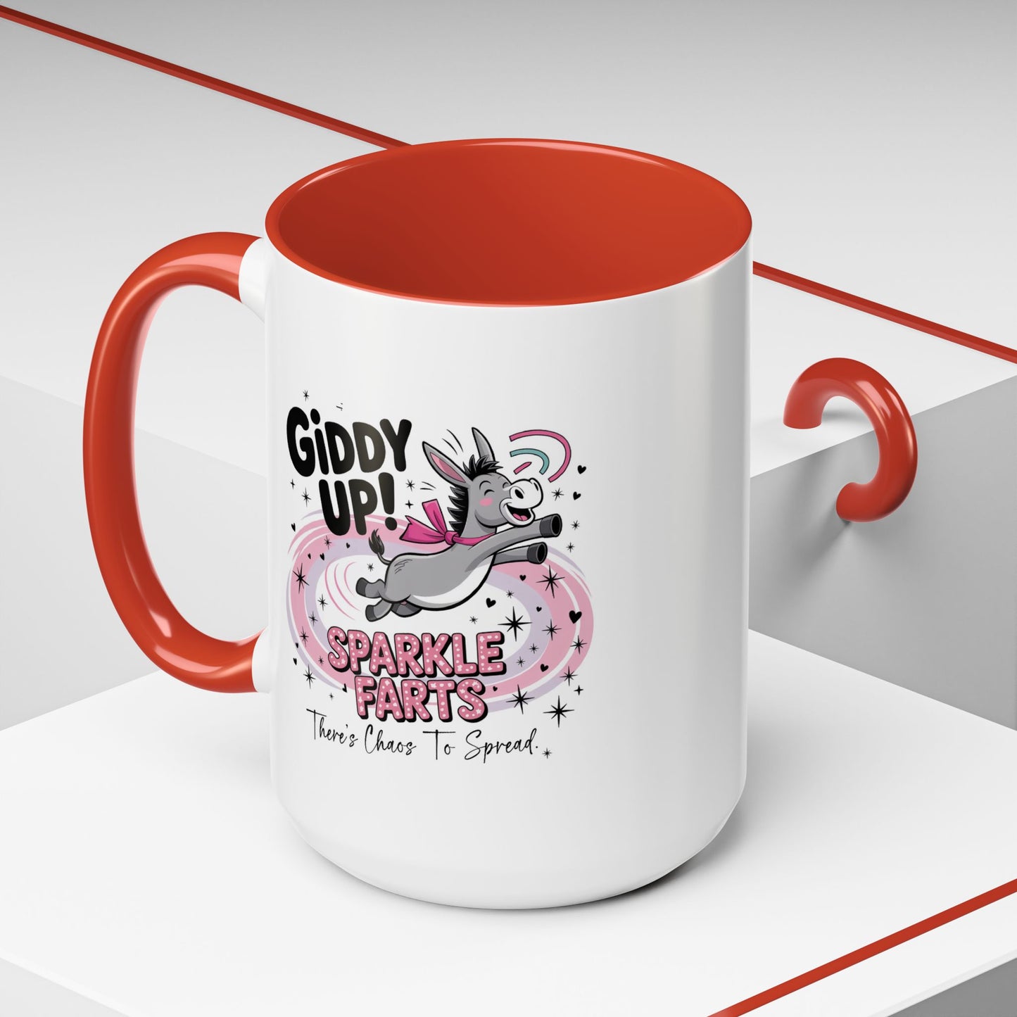 Humor Mug - Giddy Up Sparkle Farts