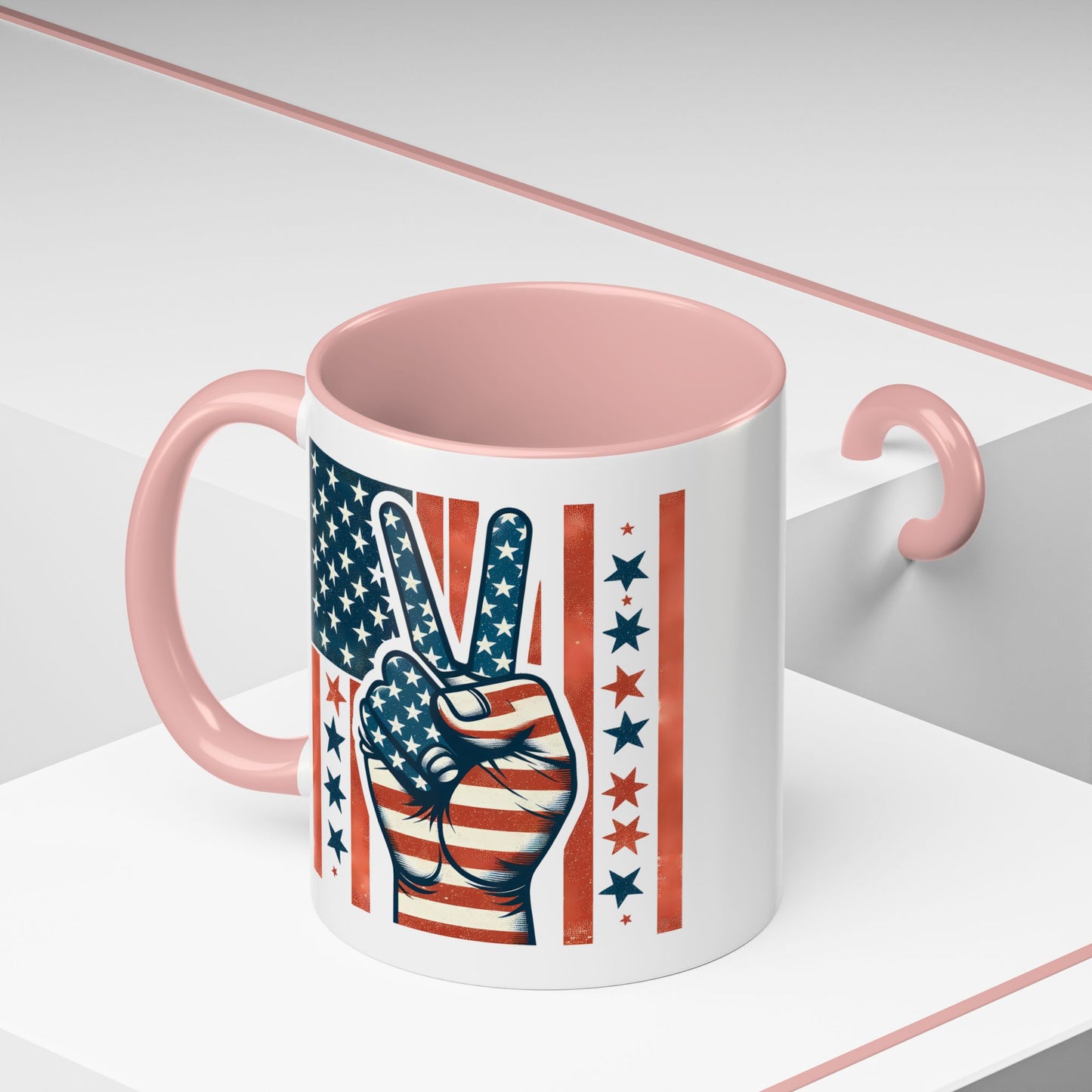 4th of July - Peace Sign Flag