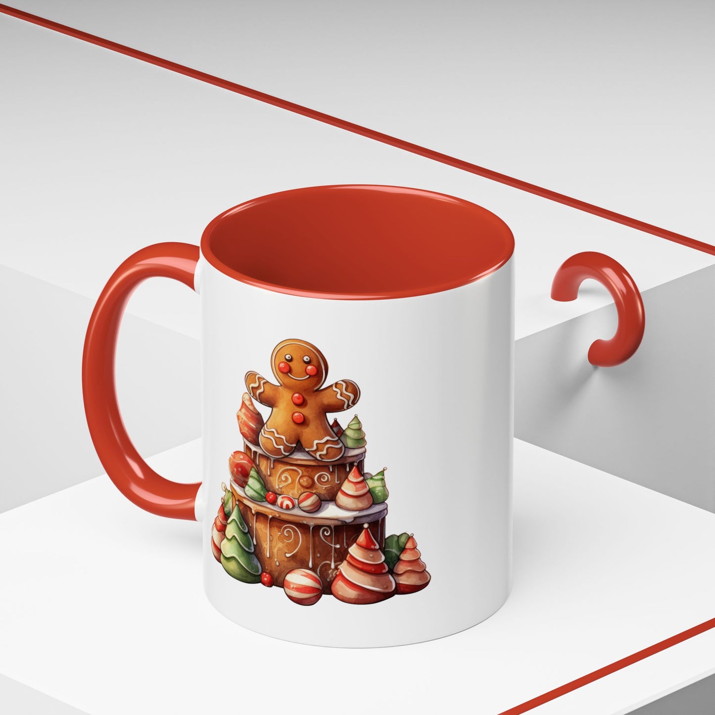 Christmas Mug - Gingerbread Man Cake