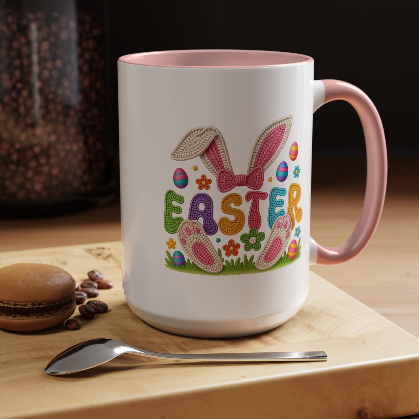 Easter Mug - Yarn Easter Bunny