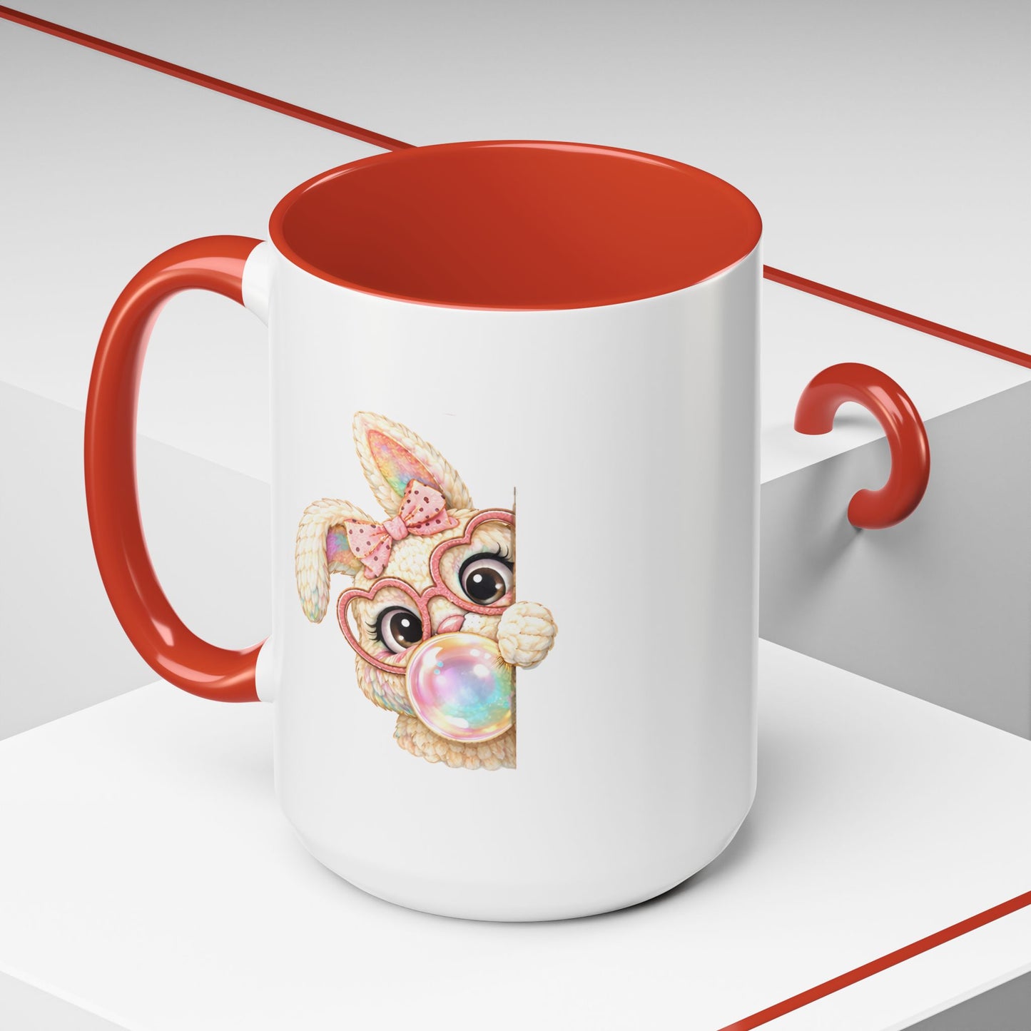Easter Mug - Peaking Easter Bunny