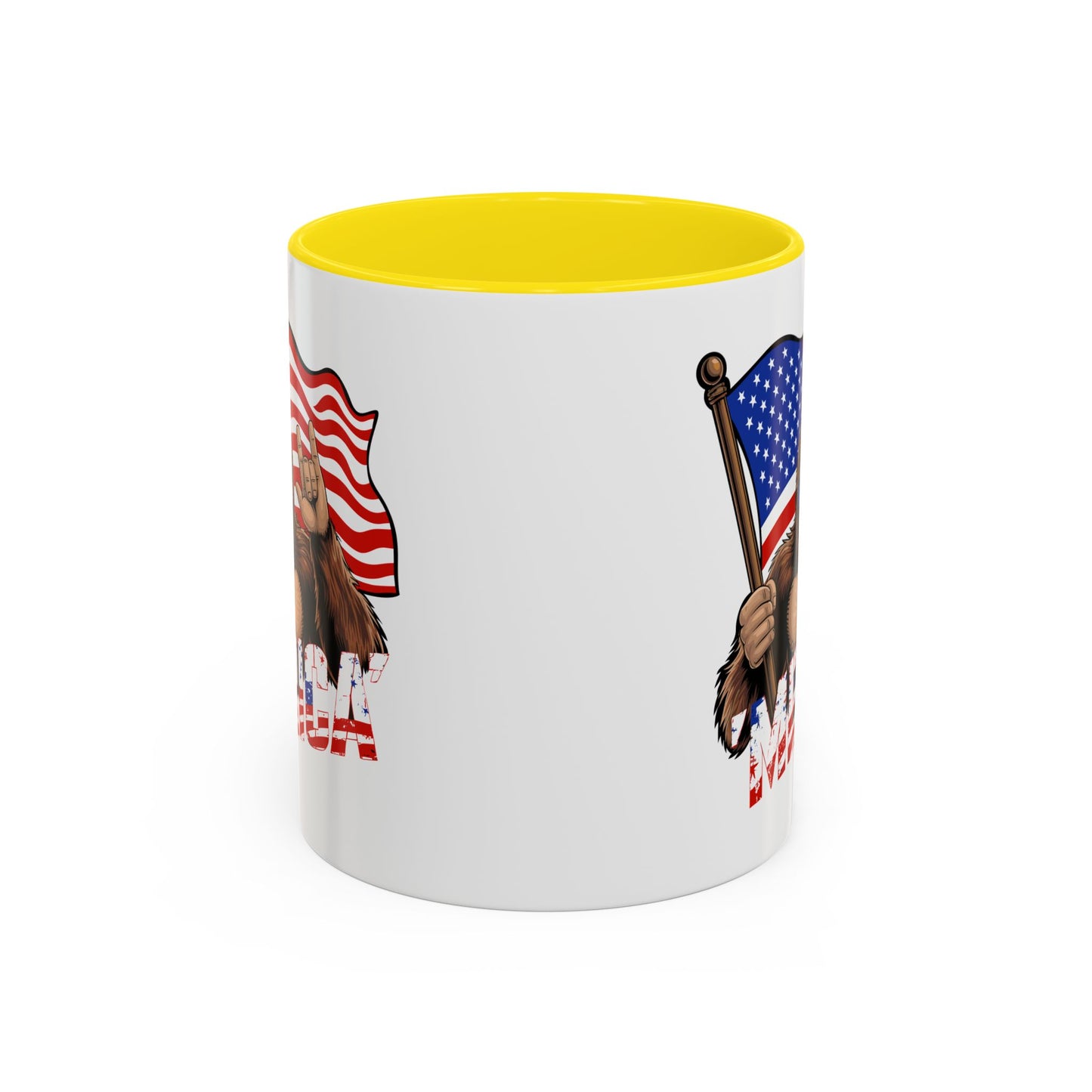 4th of July Mug - Bigfoot USA Flag