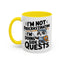 Humor Mug - I'm Not Procrastinating I'm Doing Side Quests