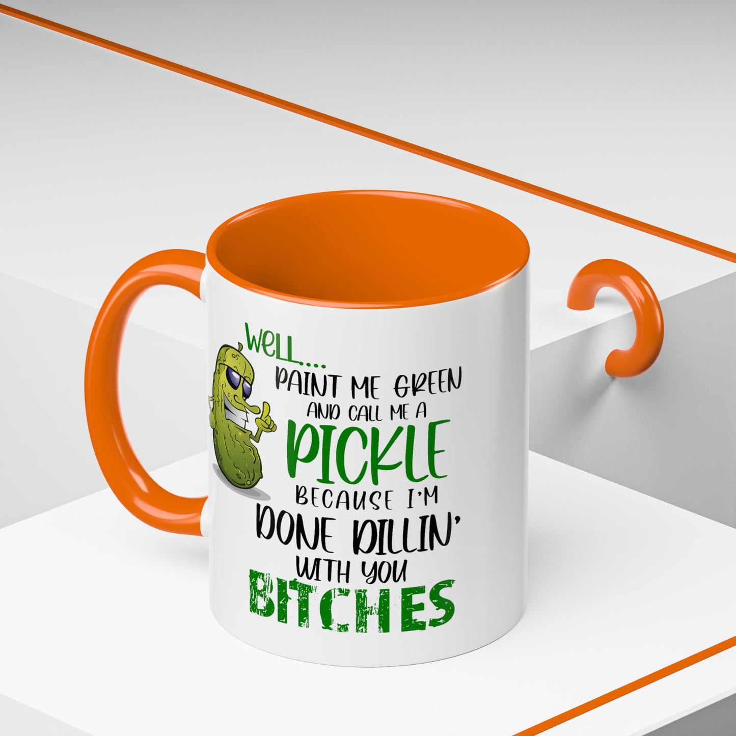 Adult Mug - Well Paint Me Green