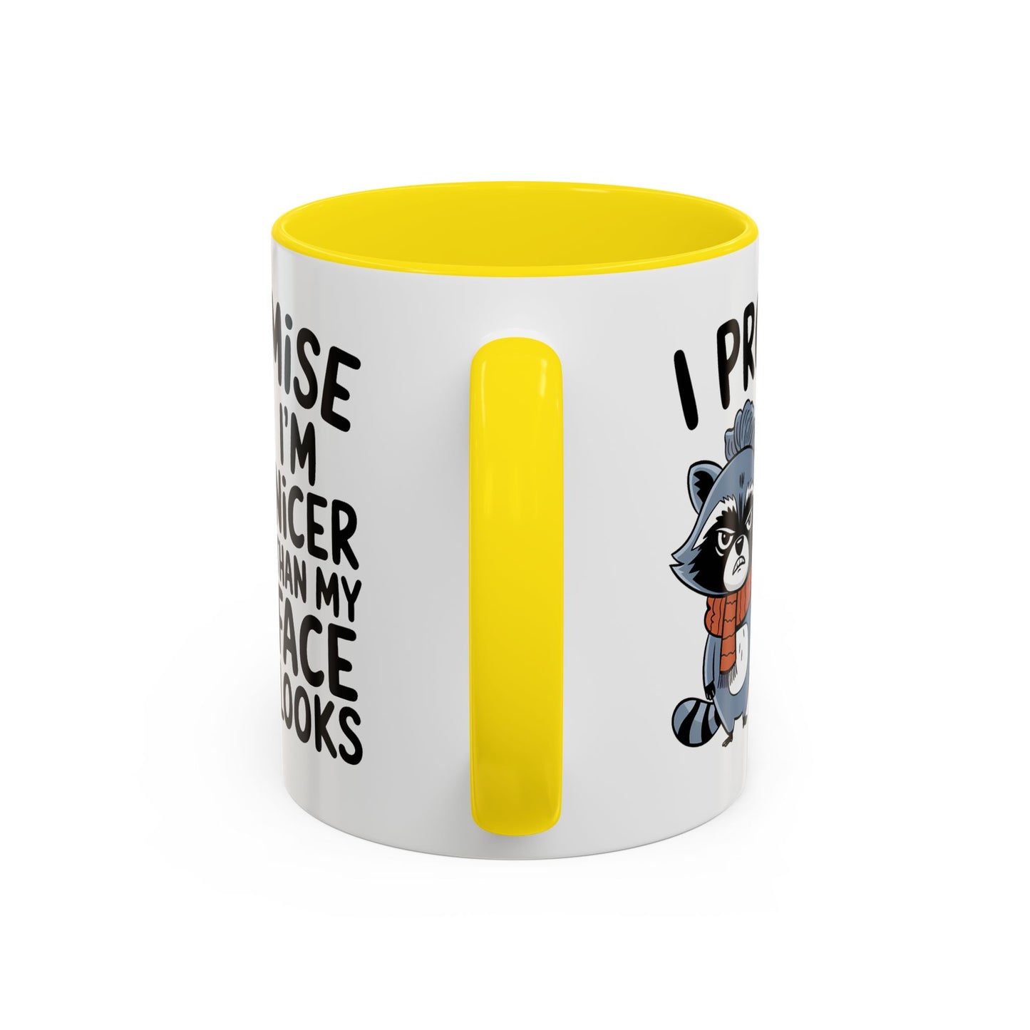 Humor Mug - I Promise I'm Nicer Than My Face Looks