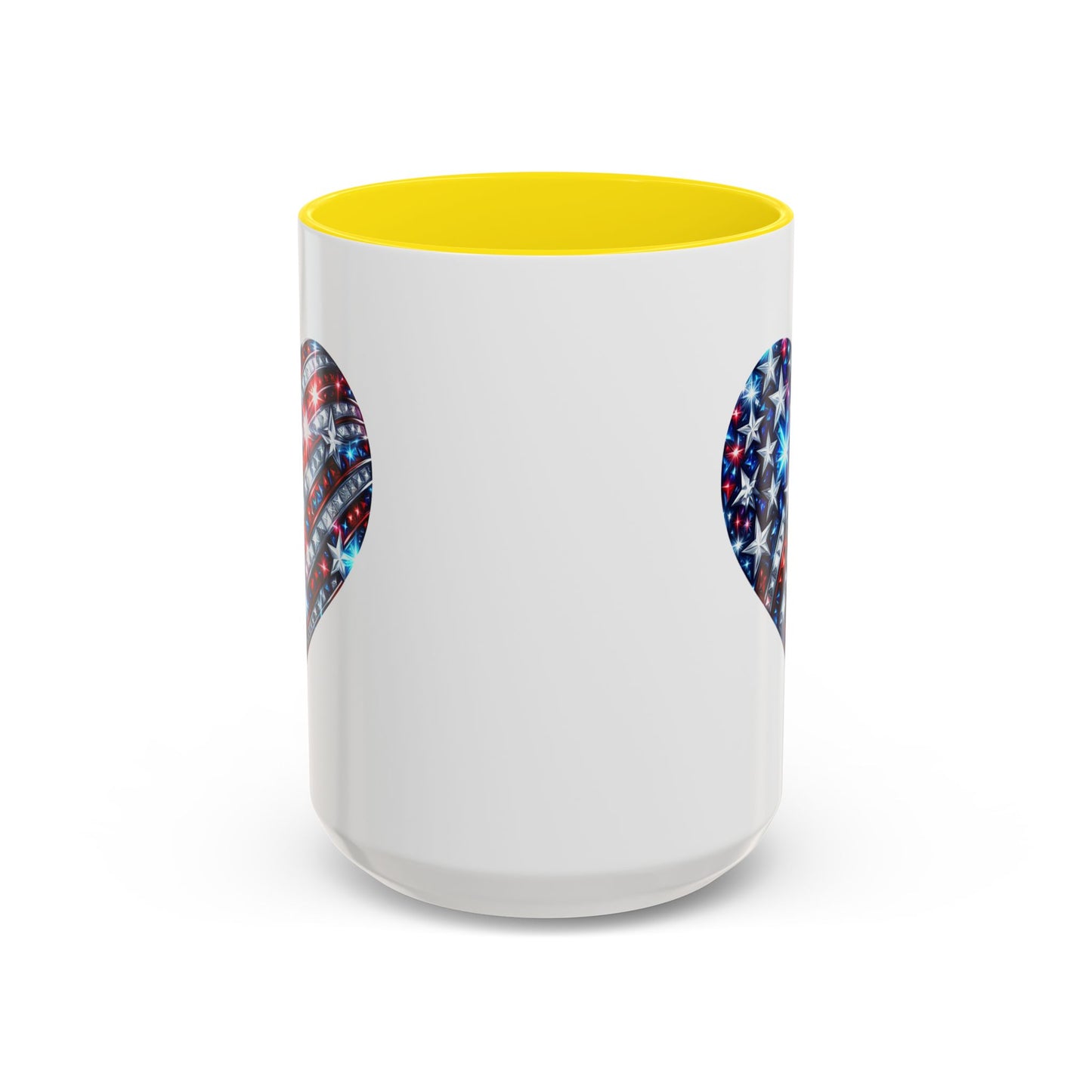 4th of July Mug - USA Sparkle Heart