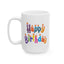 Birthday Mug - Happy Birthday Letter Candles