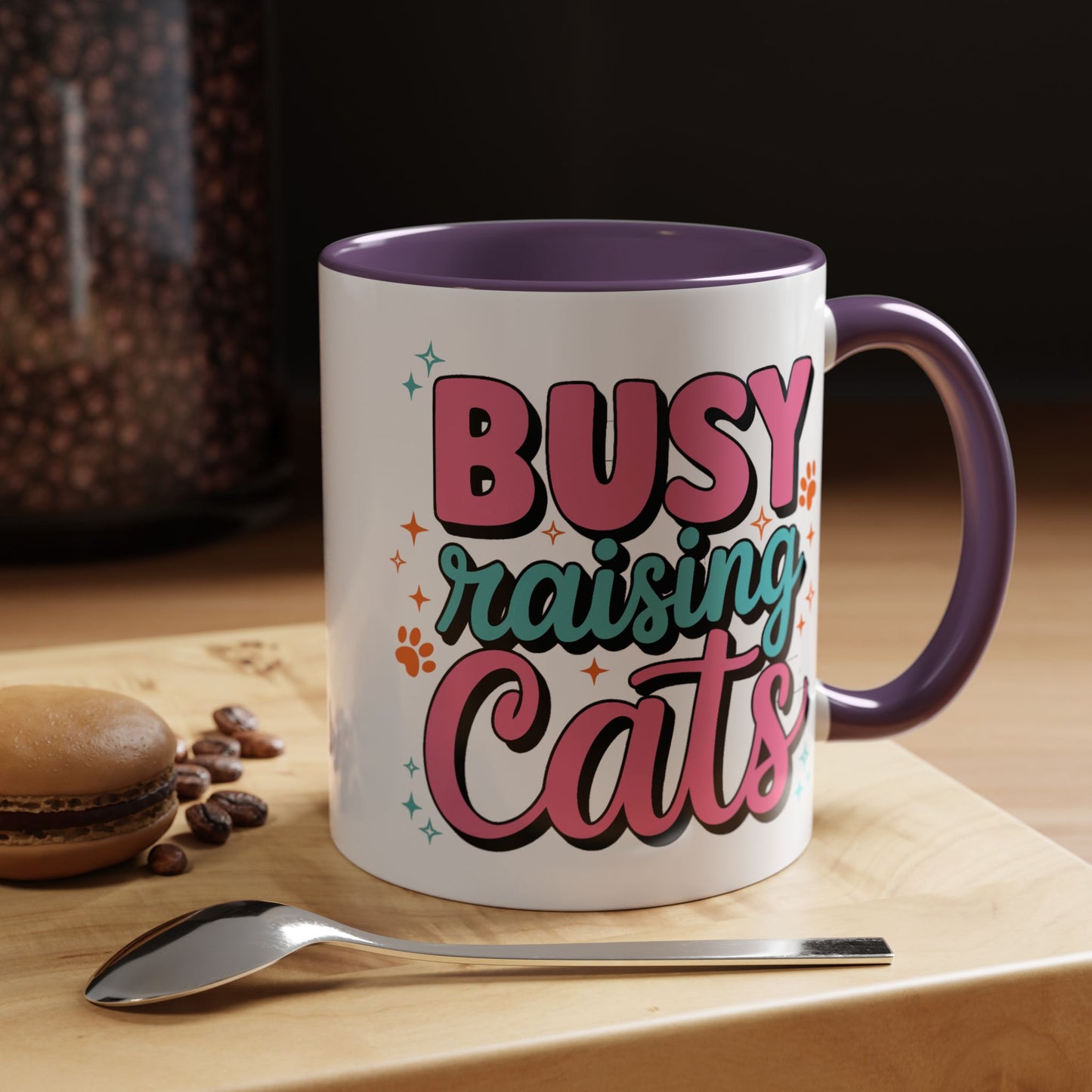 Animal Mug - Busy Raising Cats