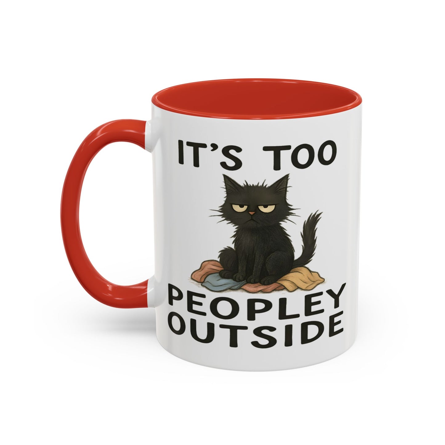 Animal Mug - It's Too Peopley Outside