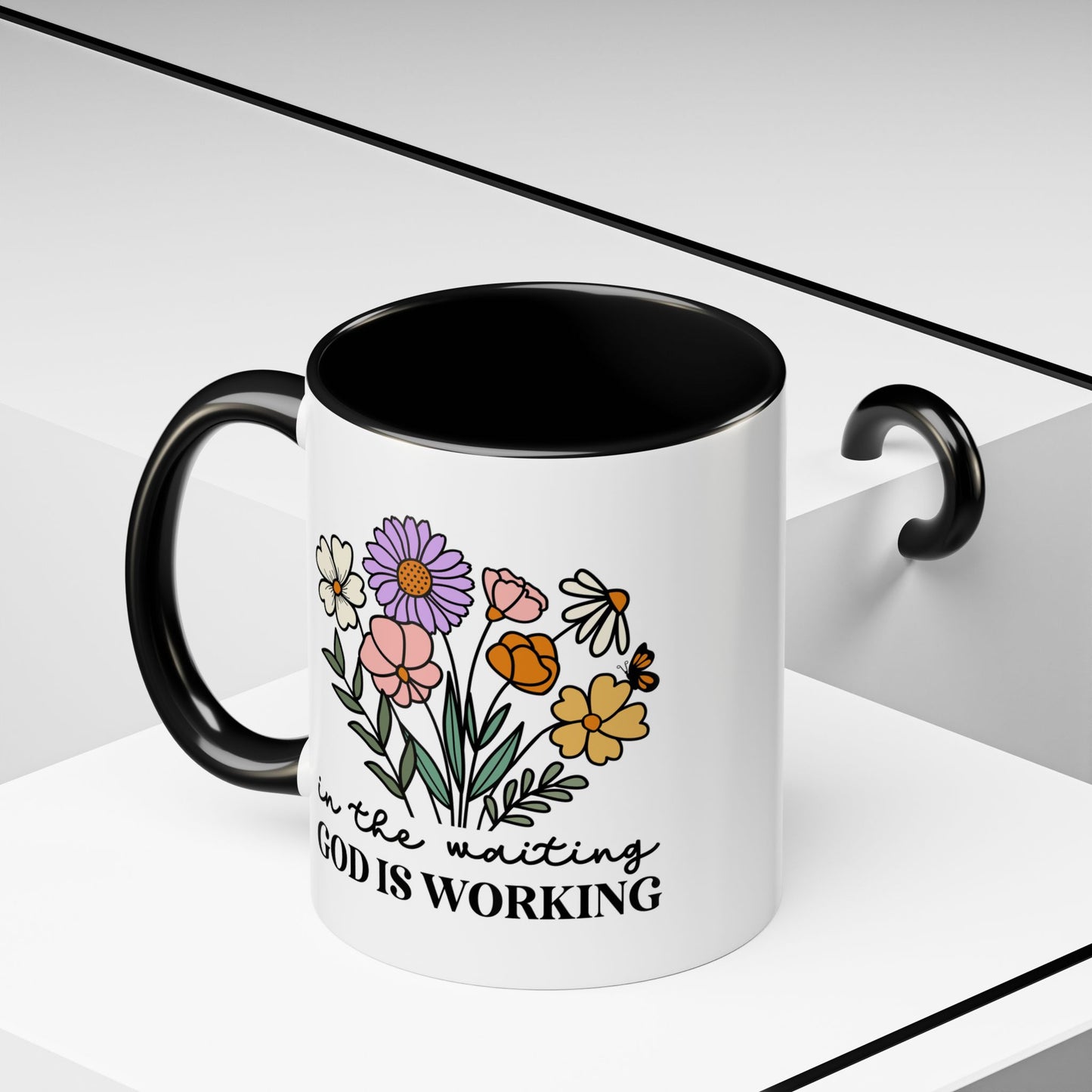 Religious Mug - In The Waiting