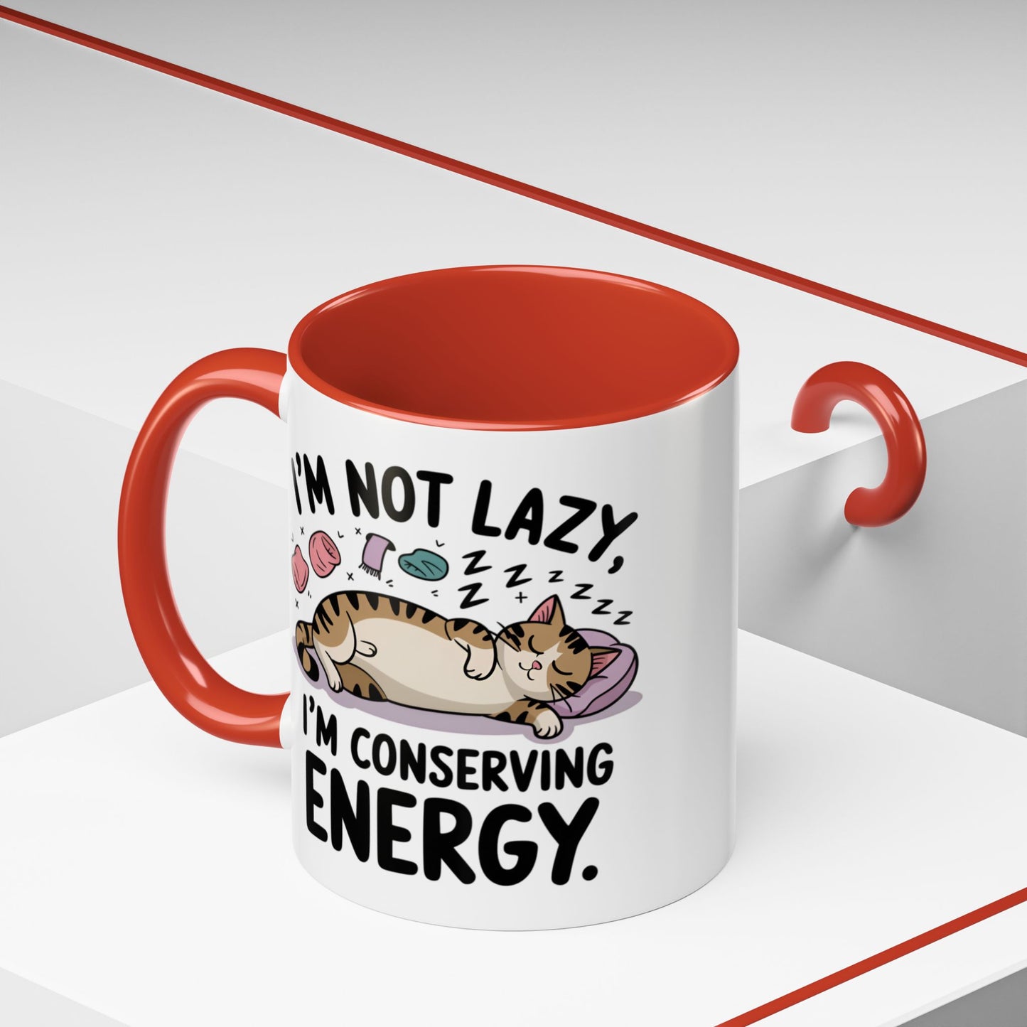 Animal Mug - I'm Not Lazy I'm Conserving Energy