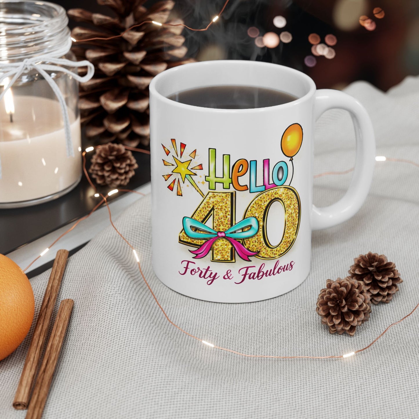 Birthday Mug - Hello 40