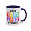 Wellness Mug - Make Yourself a Priority Colored Blocks