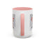 Christmas Mug - Merry Christmas Red Text Puppy Red Top