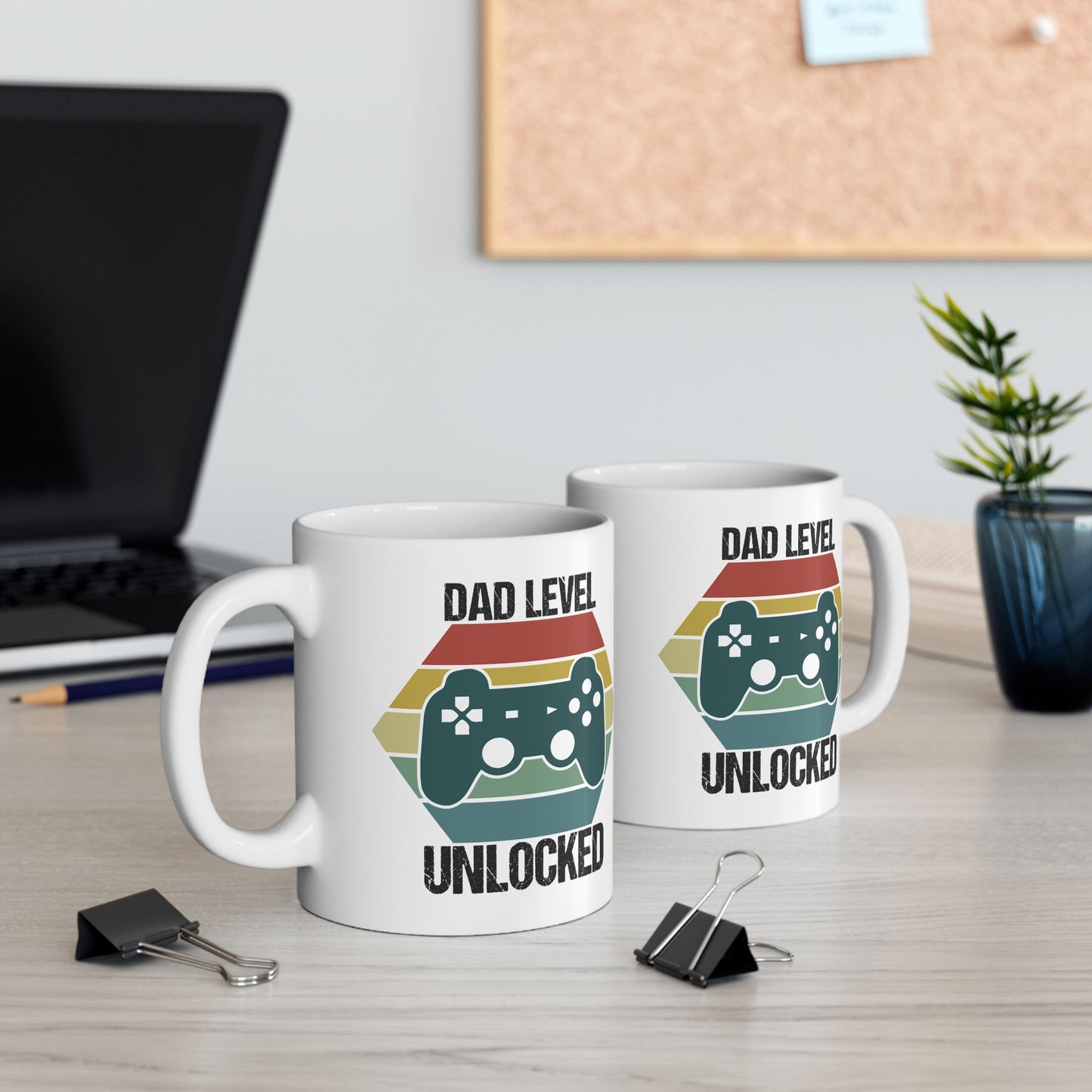 Father's Day Mug - Dad Level Unlocked