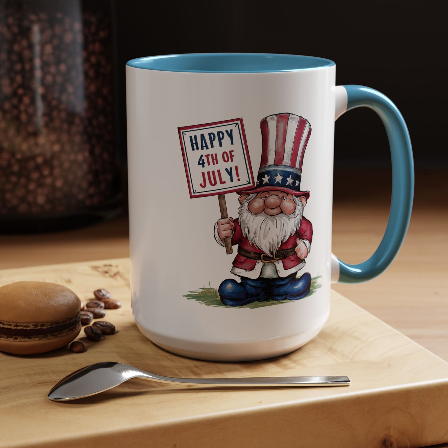 4th of July Mug - American Gnome 8
