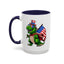 4th of July Mug - T Rex Dinosaur USA Flag