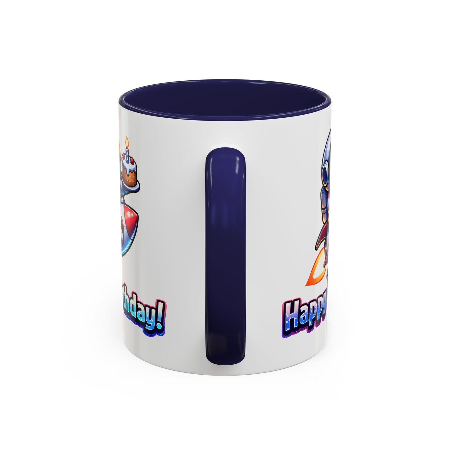 Birthday Mug - Astronaut Rocket