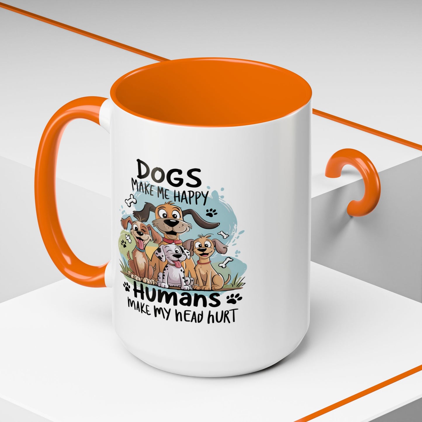 Animal Mug - Dogs Make Me Happy