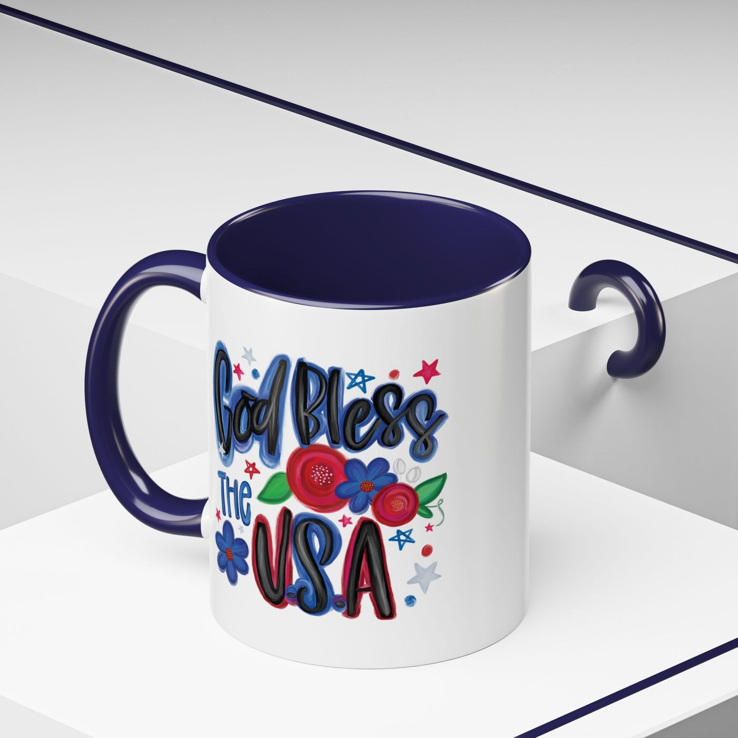 Religious Mug - God Bless Graffiti