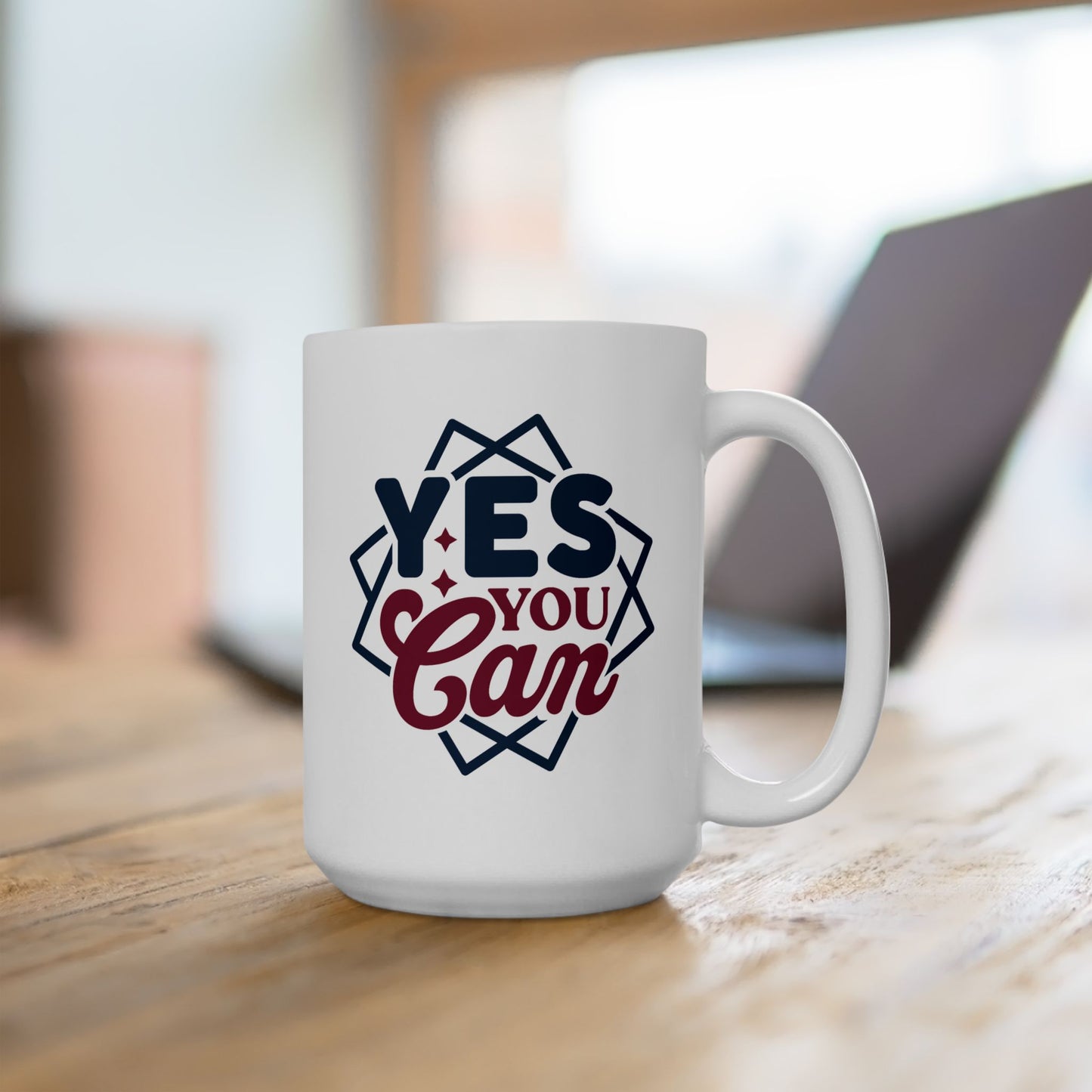 Motivation Mug - Yes You Can Squares