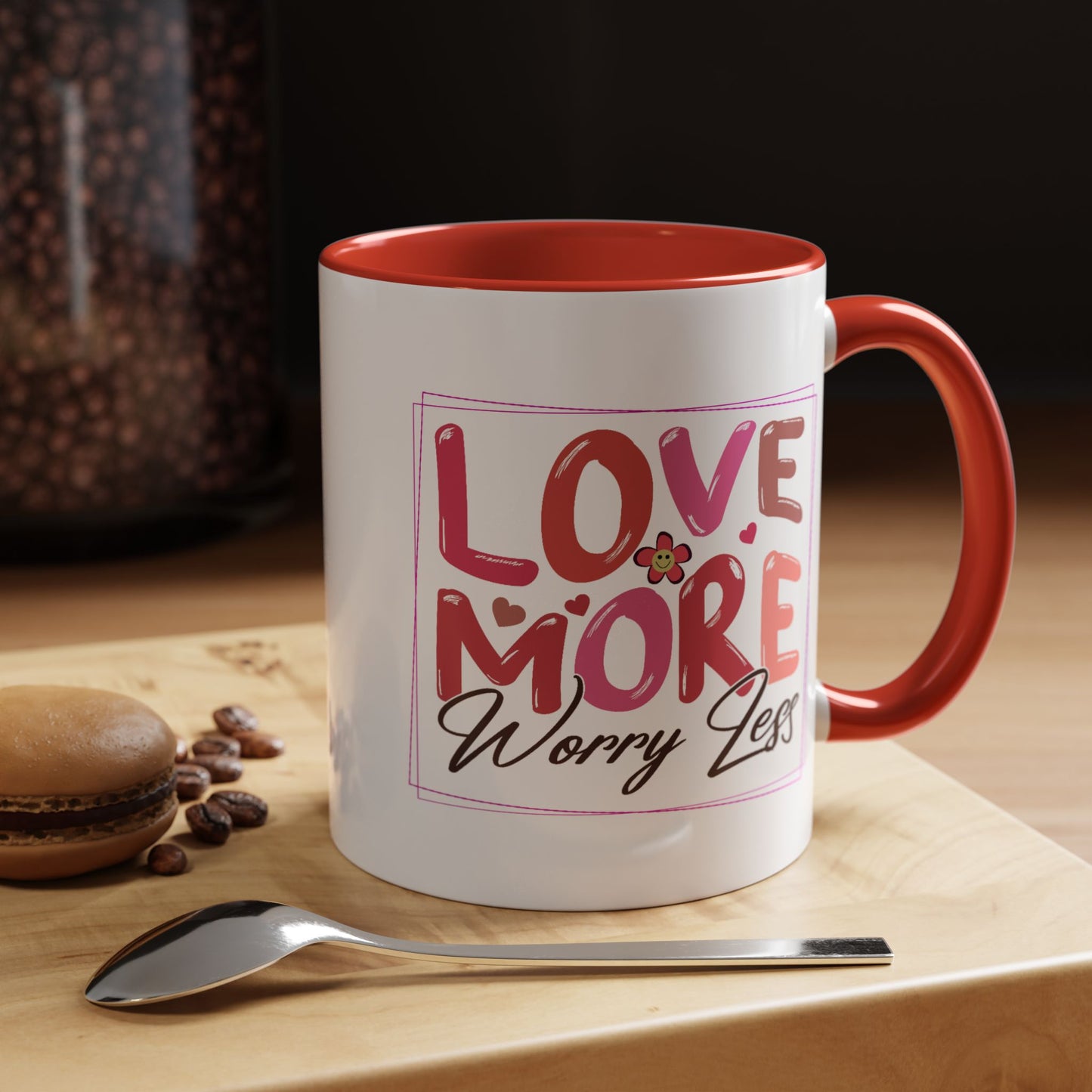 Wellness Mug - Love More Worry Less Frame
