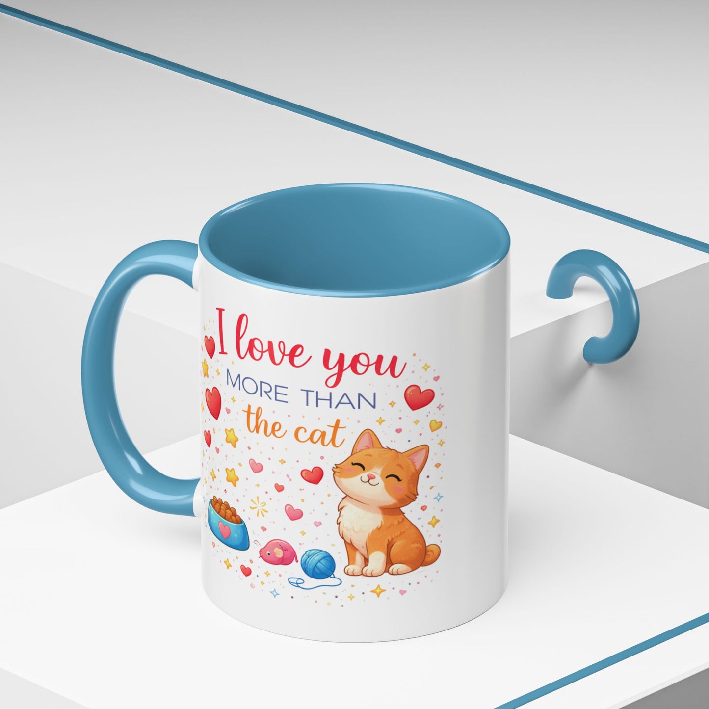 Anniversary Mug - I Love You More Than The Cat