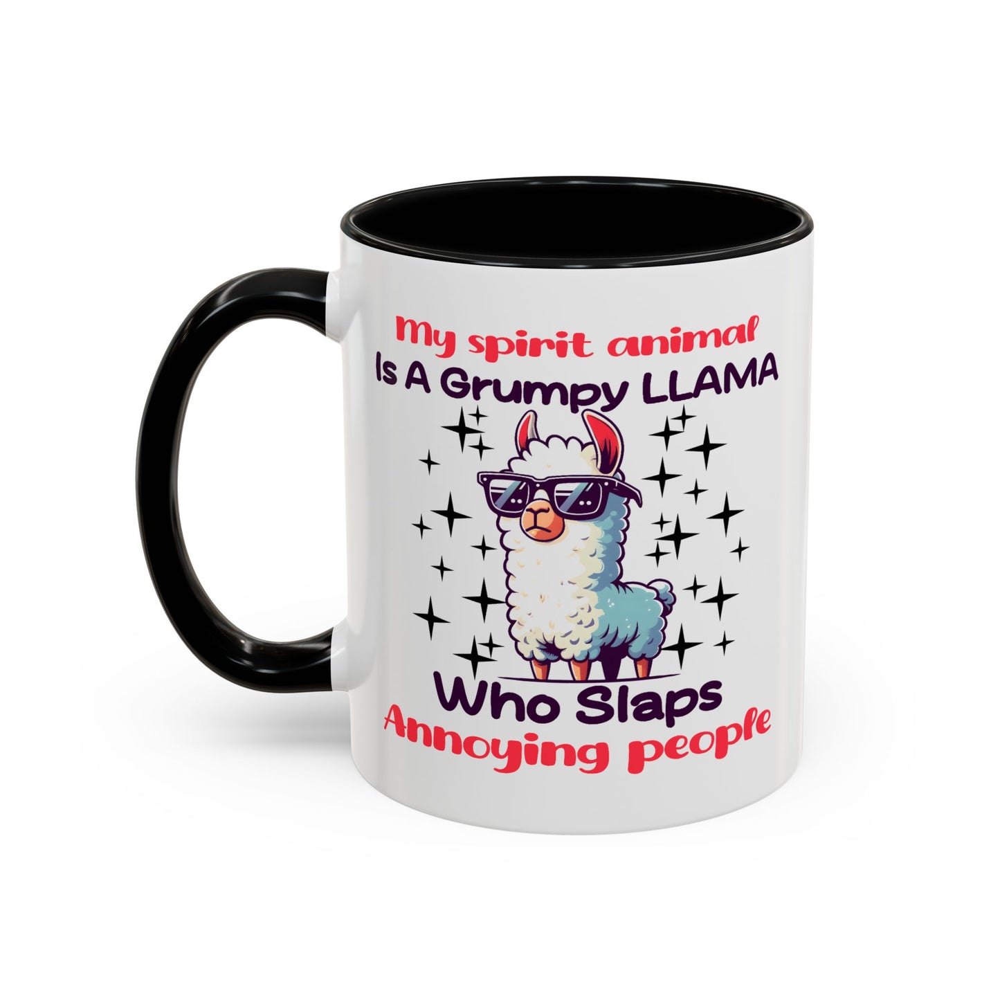 Humor Mug - My Spirit Animal is a Grumpy Llama