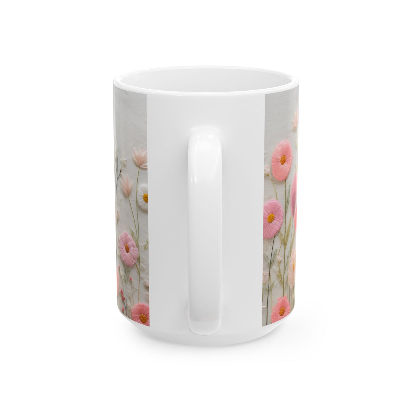 Artistic Mug - Felted Flowers 5