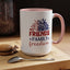 4th of July Mug - Friends Family Freedom Sunflower