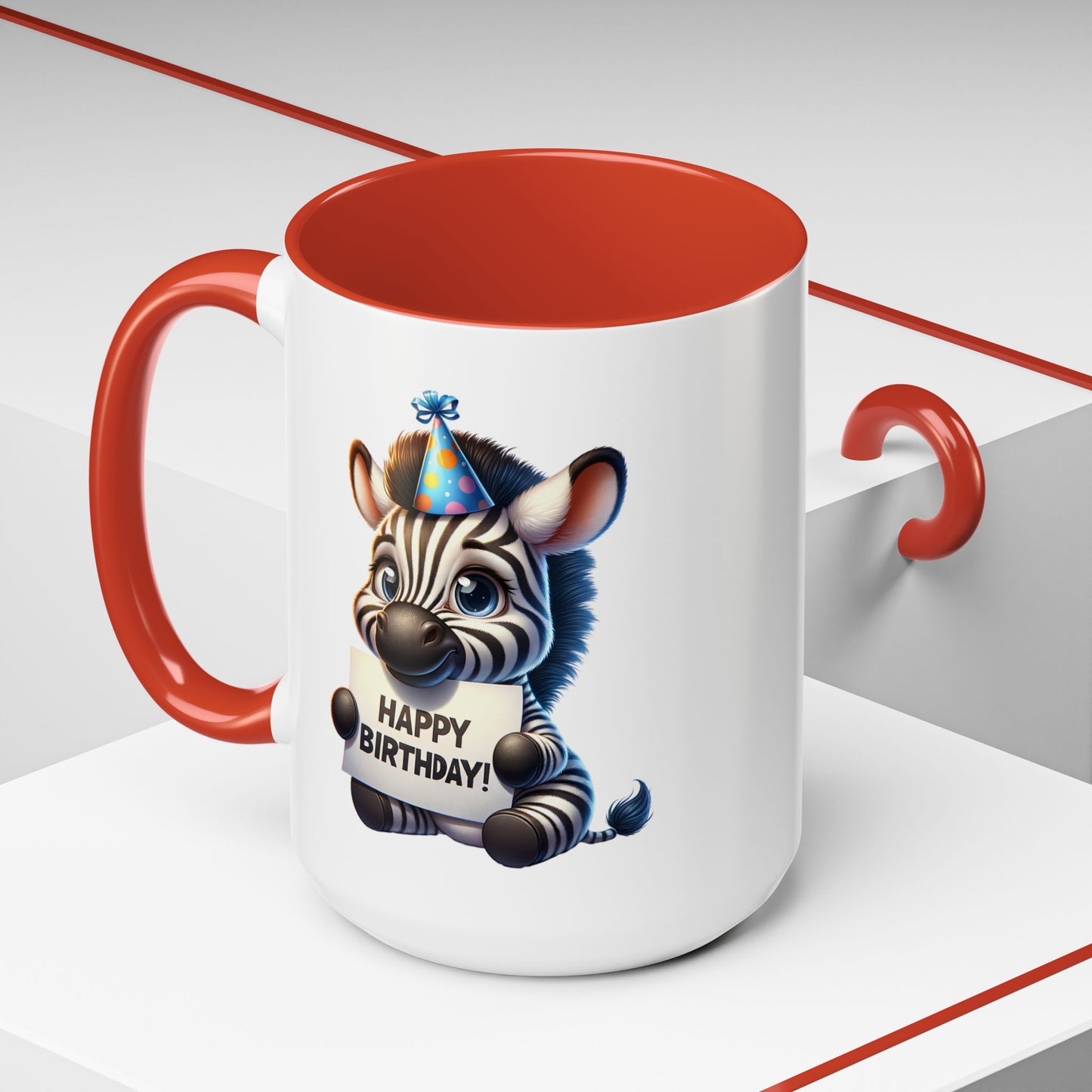 Birthday Mug - Zebra Clipart