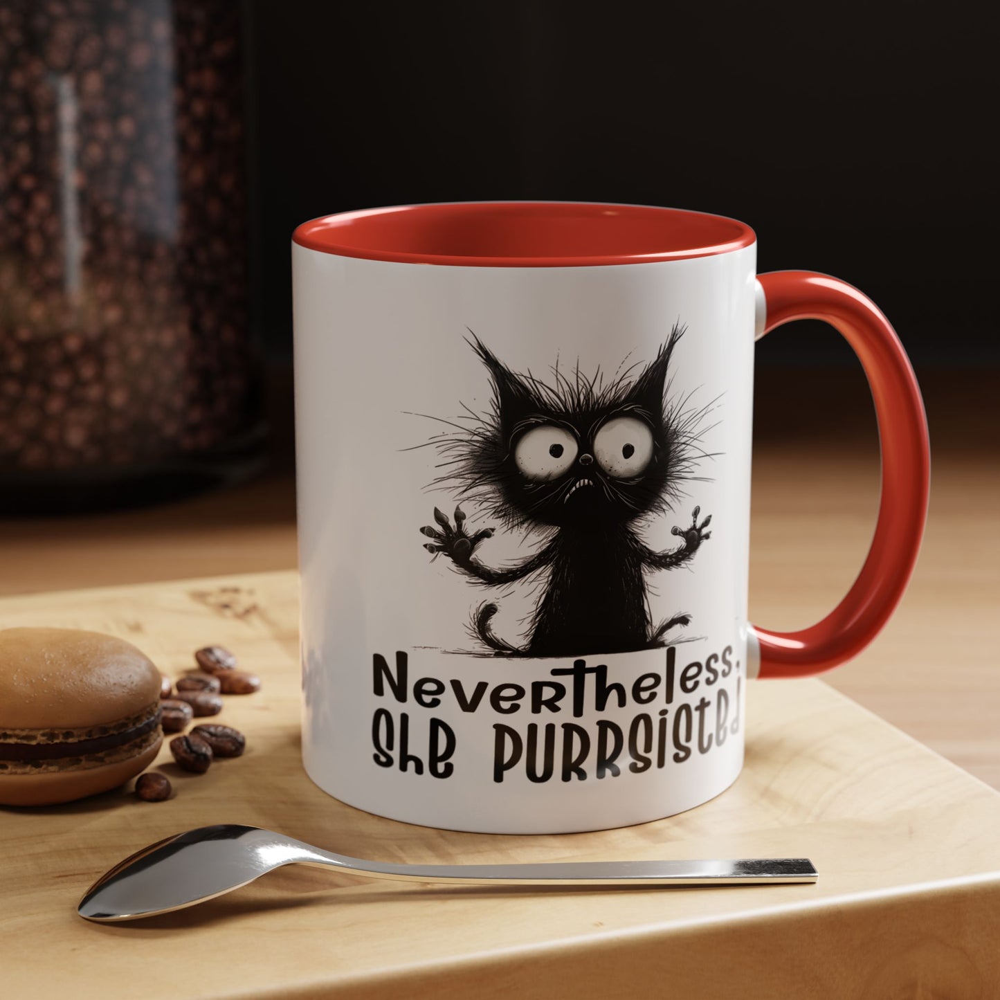 Animal Mug - Nevertheless, She Purrsisted