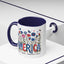 4th of July Mug - Floral America Patriotic