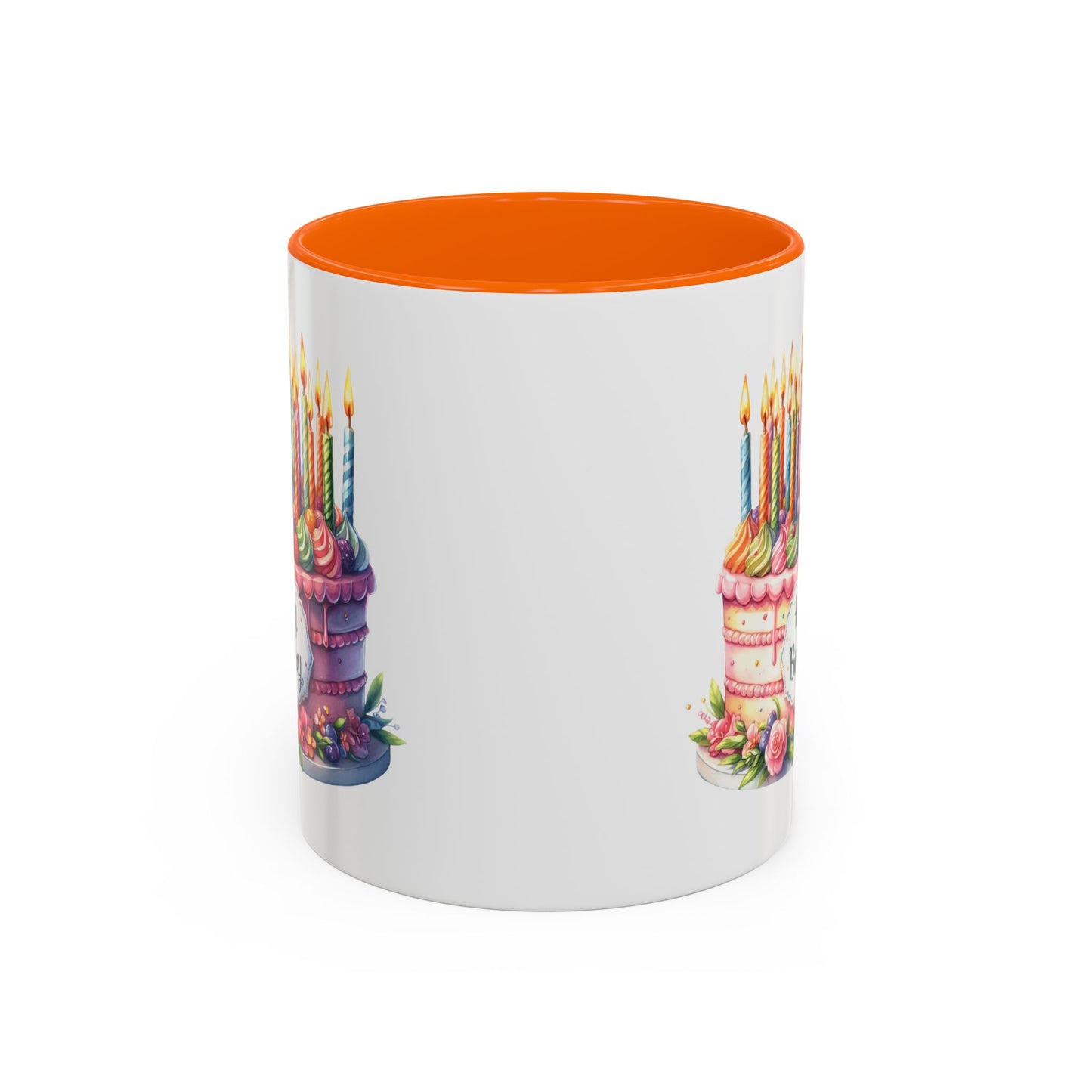 Birthday Mug - Happy Birthday Large Cake With...