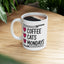 Humor Mug - Coffee Cats Mondays