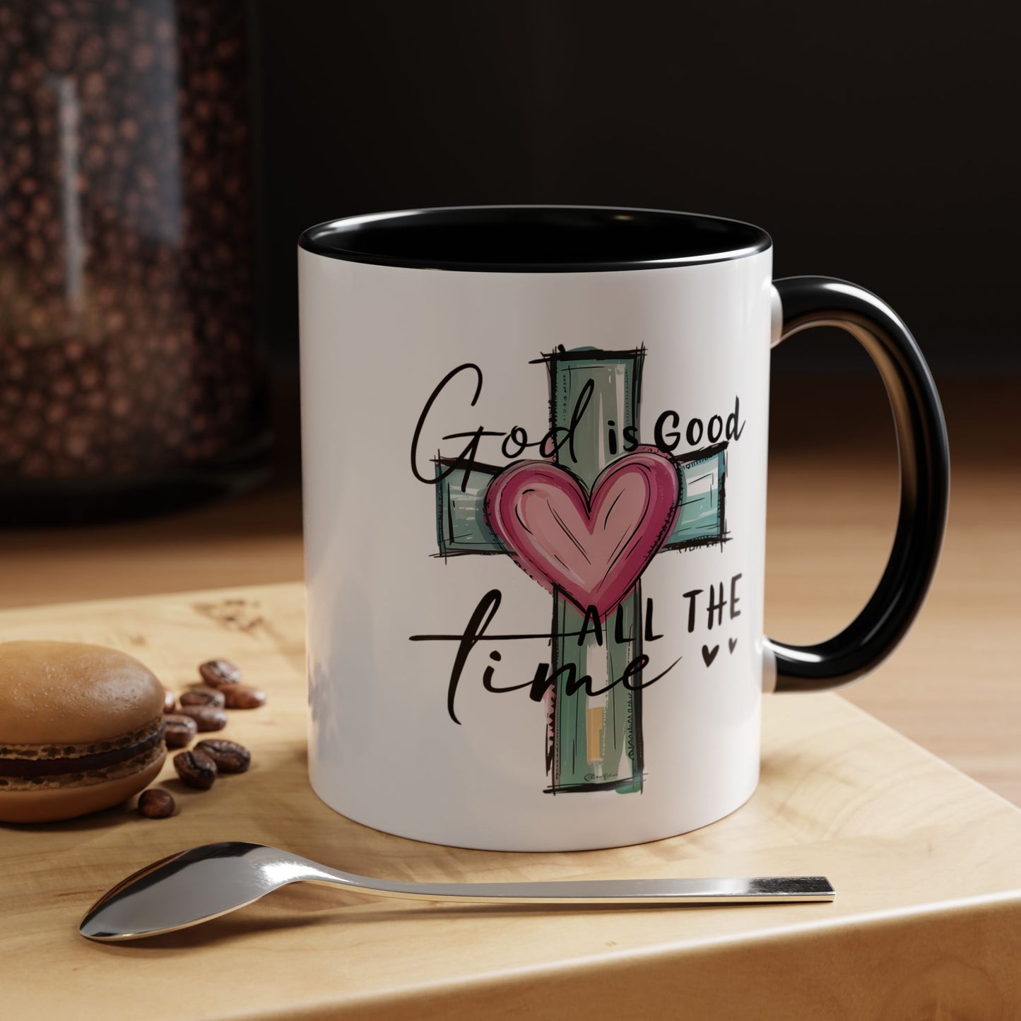 Religious Mug - God Is Good Cross