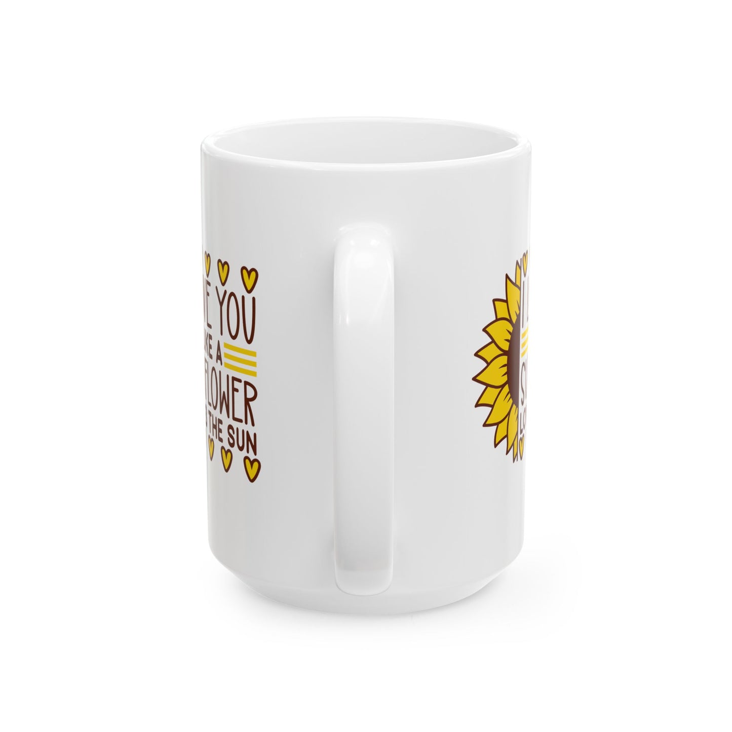 Anniversary Mug - I Love You Like a Sunflower