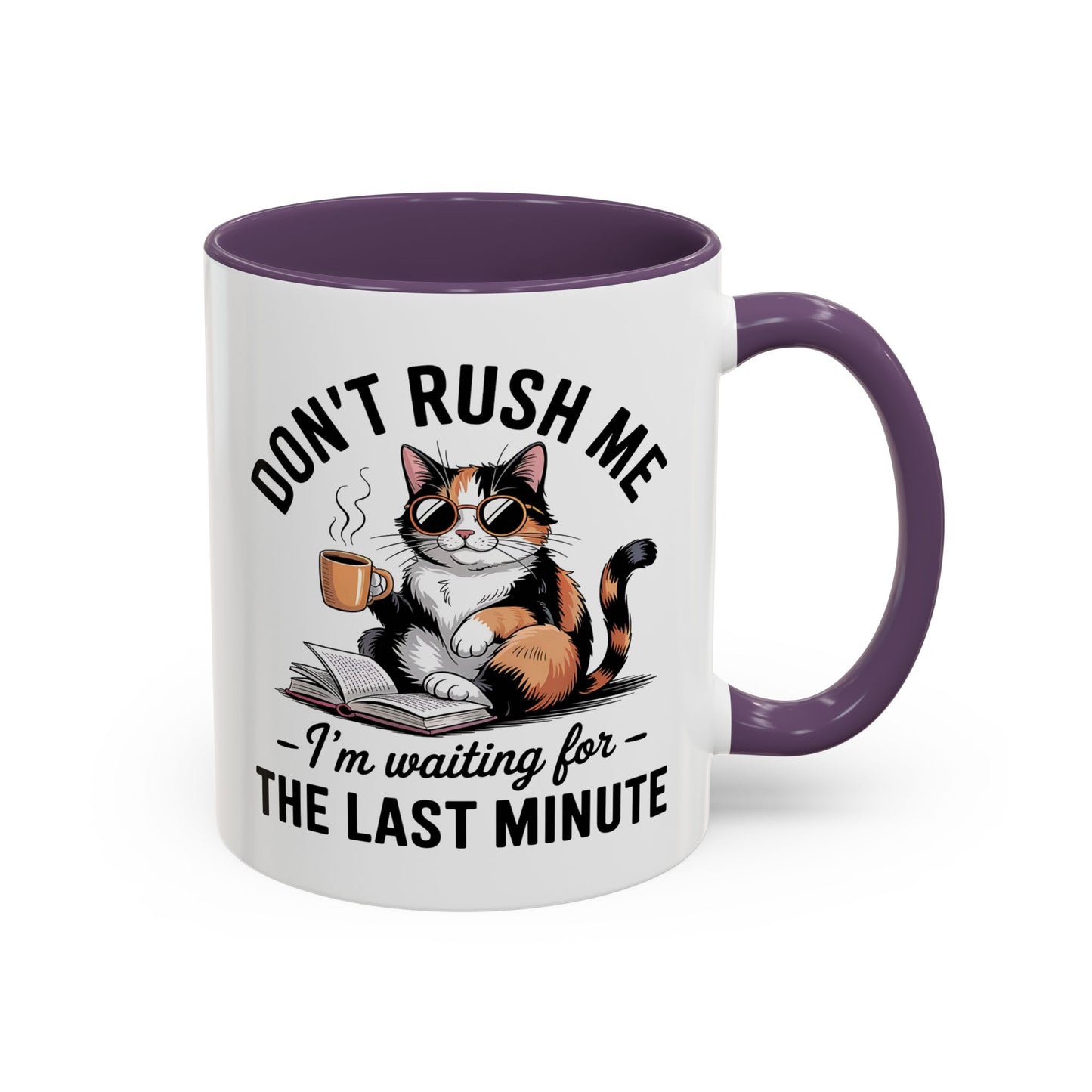 Humor Mug - Don't Rush Me Cat