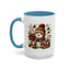 Christmas Mug - Snowman with Christmas Decorations