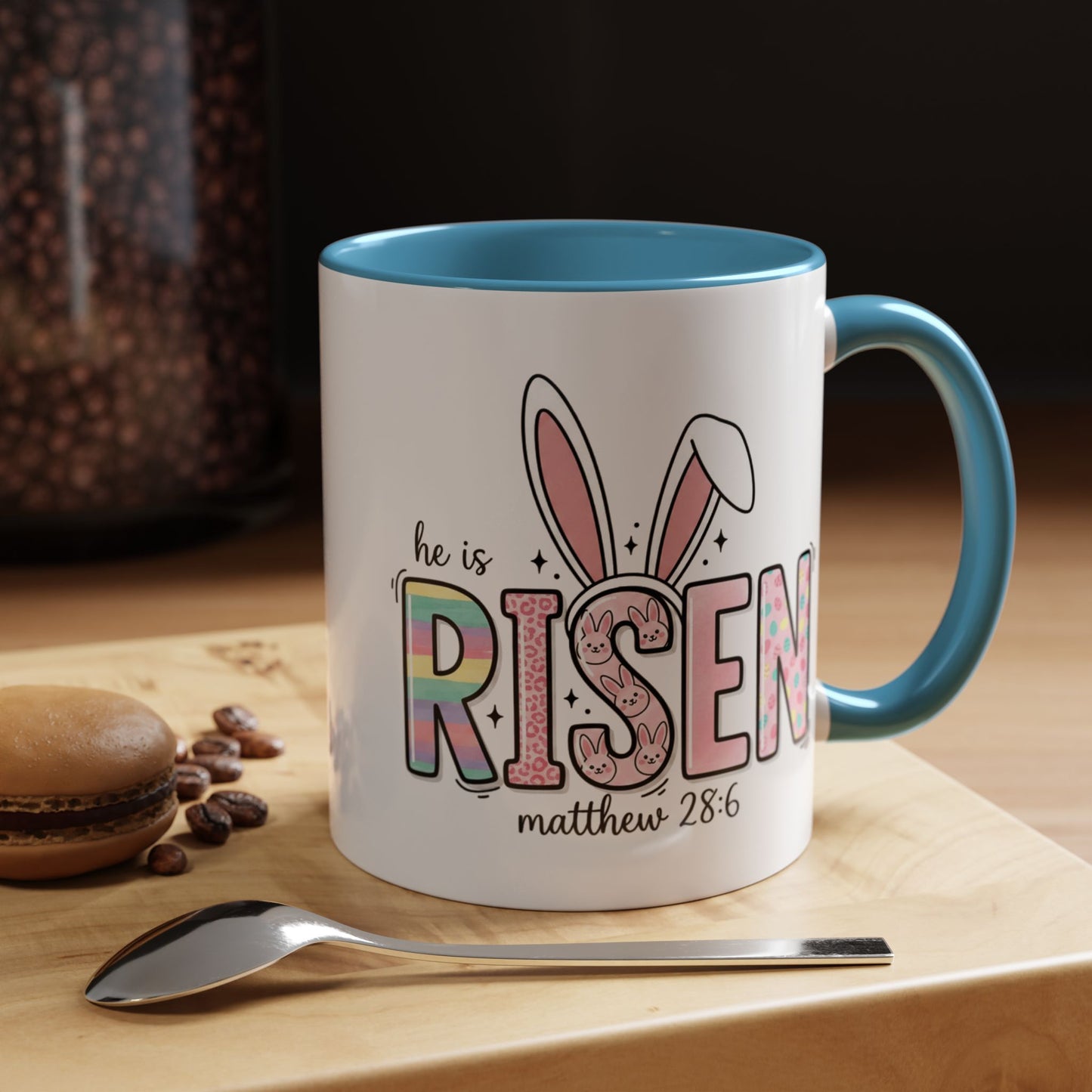 Easter Mug - He Is Risen Bunny