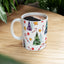 Christmas Mug - Trees Candy Stars Ornaments Pattern