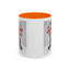 Christmas Mug - Merry Christmas Red Text Puppy Red Top