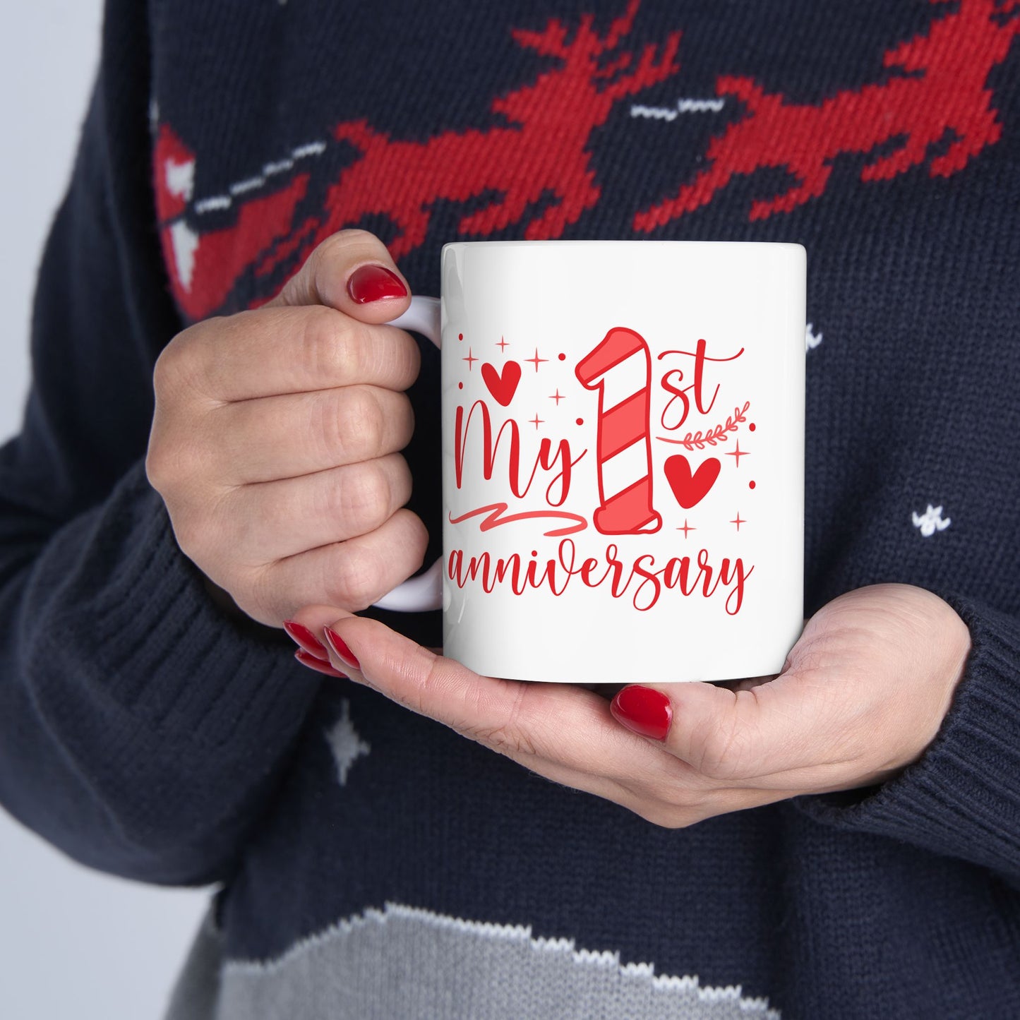 Anniversary Mug - My First Anniversary Saying