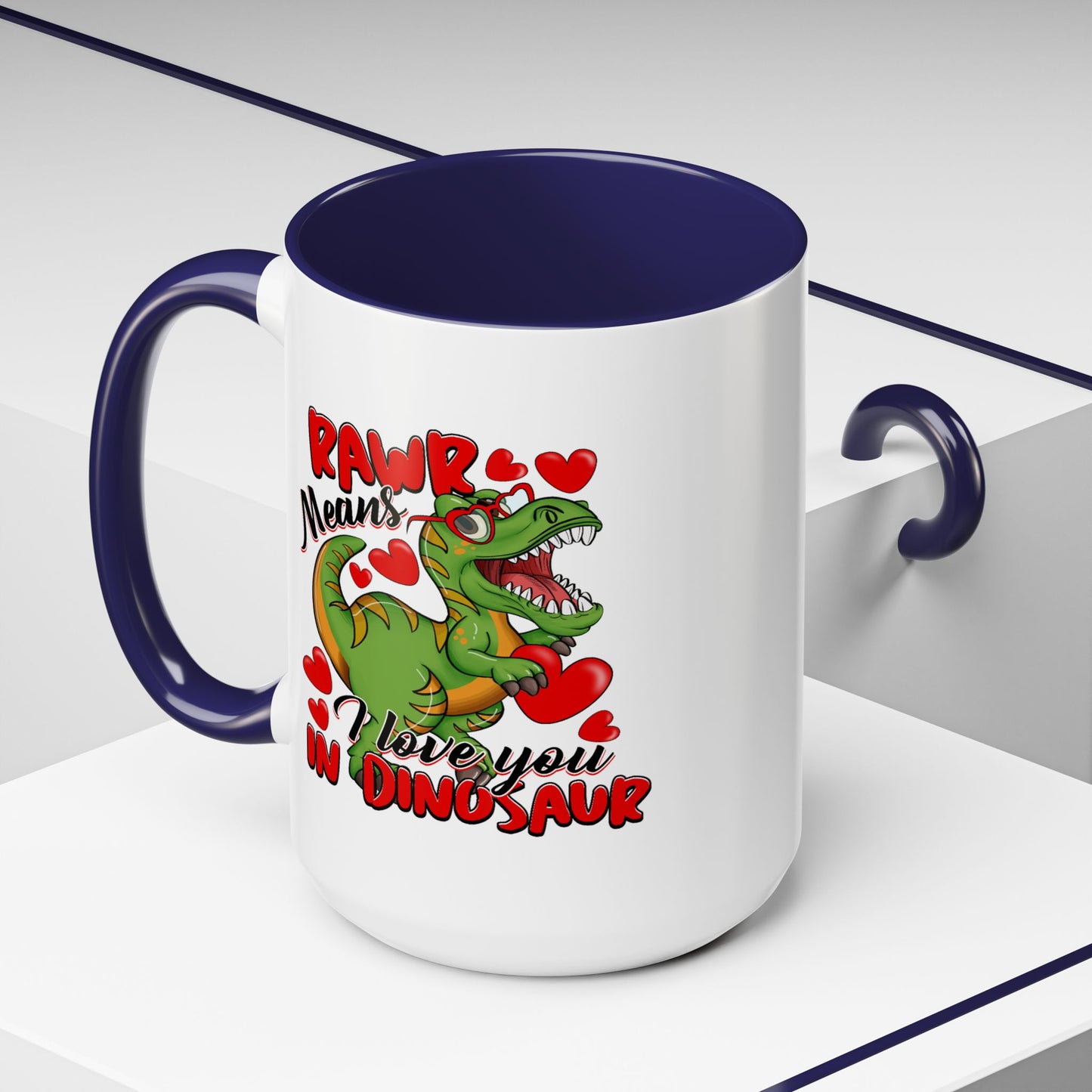 Anniversary Mug - Rawr Means I Love You