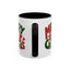 Christmas Mug - Green & Red Text Santa Presents