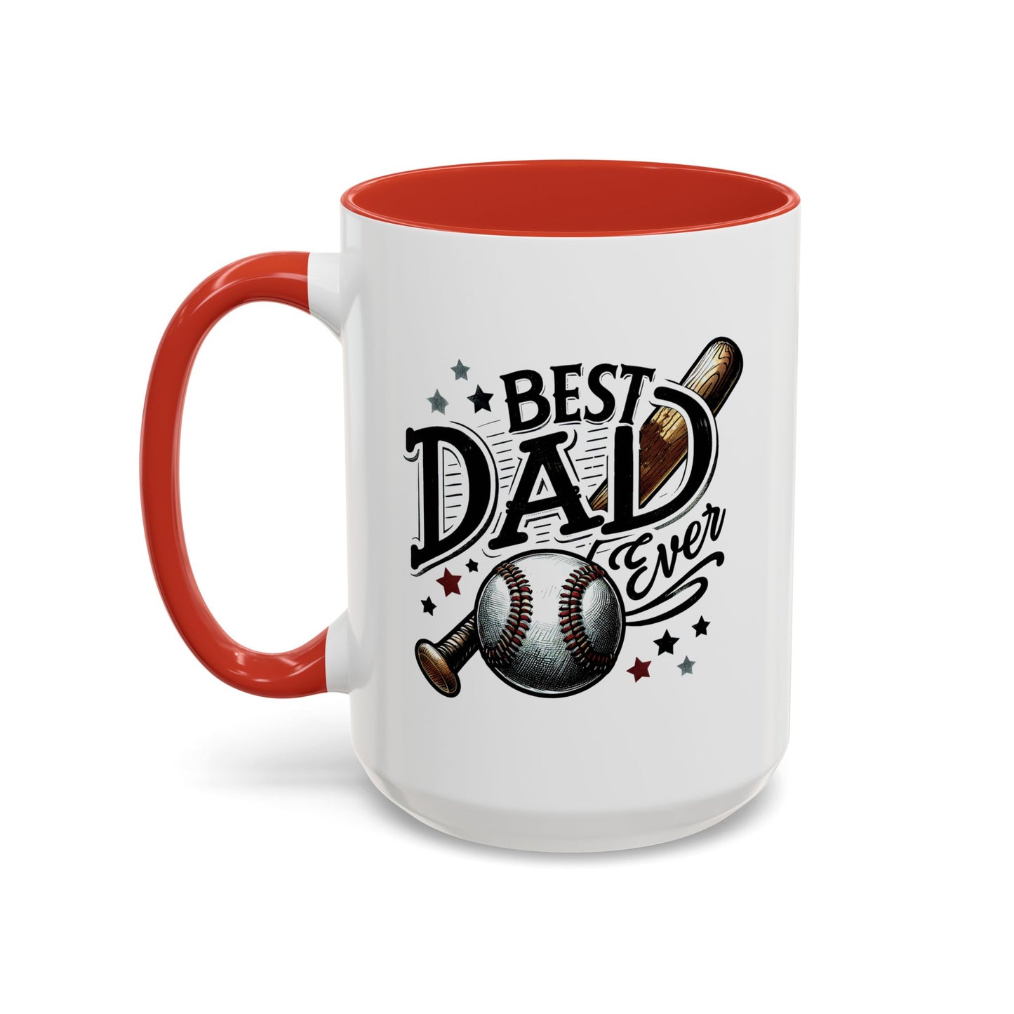 Father's Day Mug - Best Dad Ever Baseball