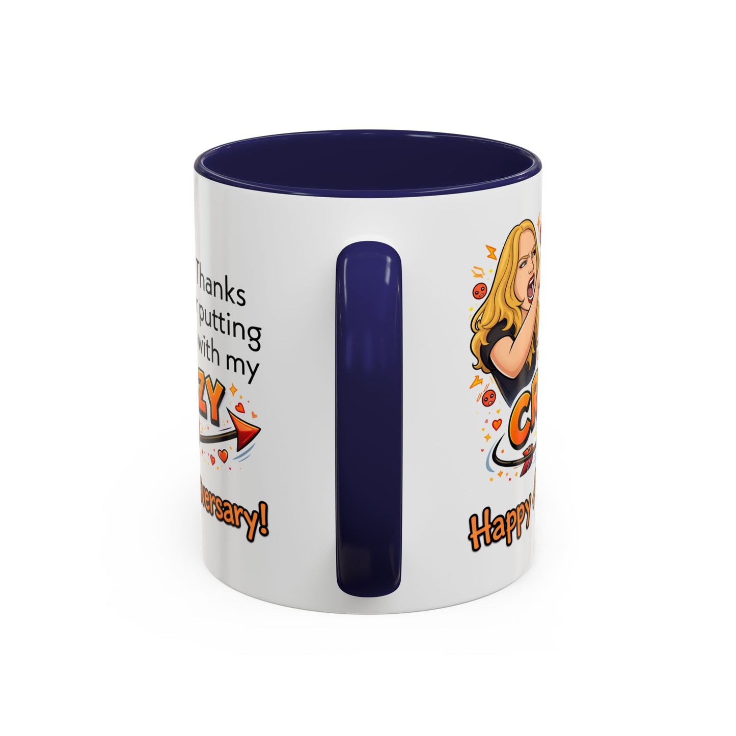 Anniversary Mug - Thanks For Putting Up