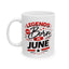 Birthday Mug - Legends June